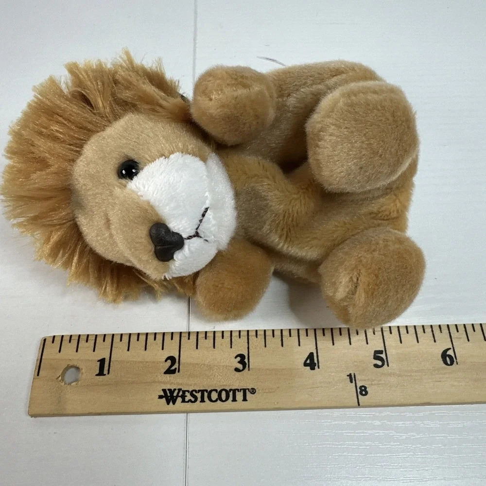 Aurora World Plush - Palm Pals - Leno Lion  (5 inch) - Stuffed Animal Toy NWT